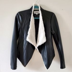 BB Dakota UO Faux Leather Cropped Jacket